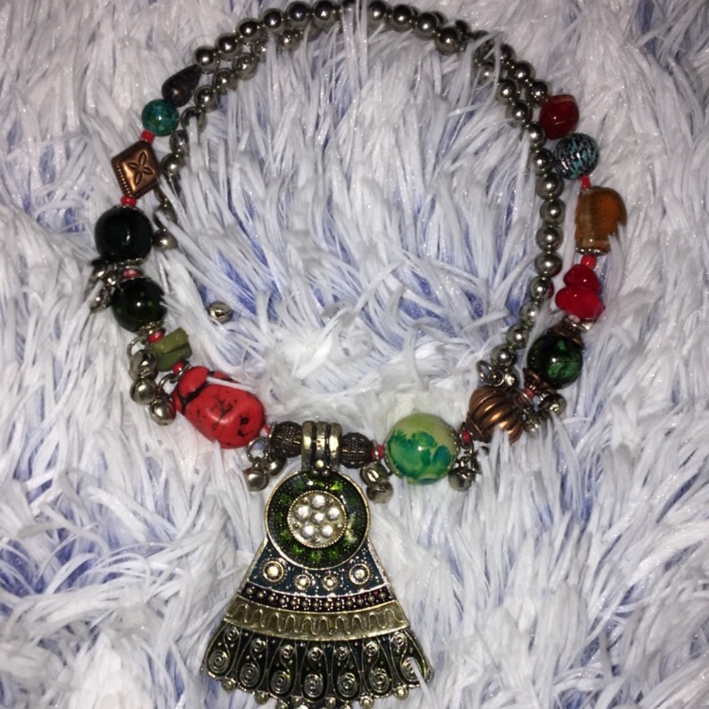 🌸- boho necklace